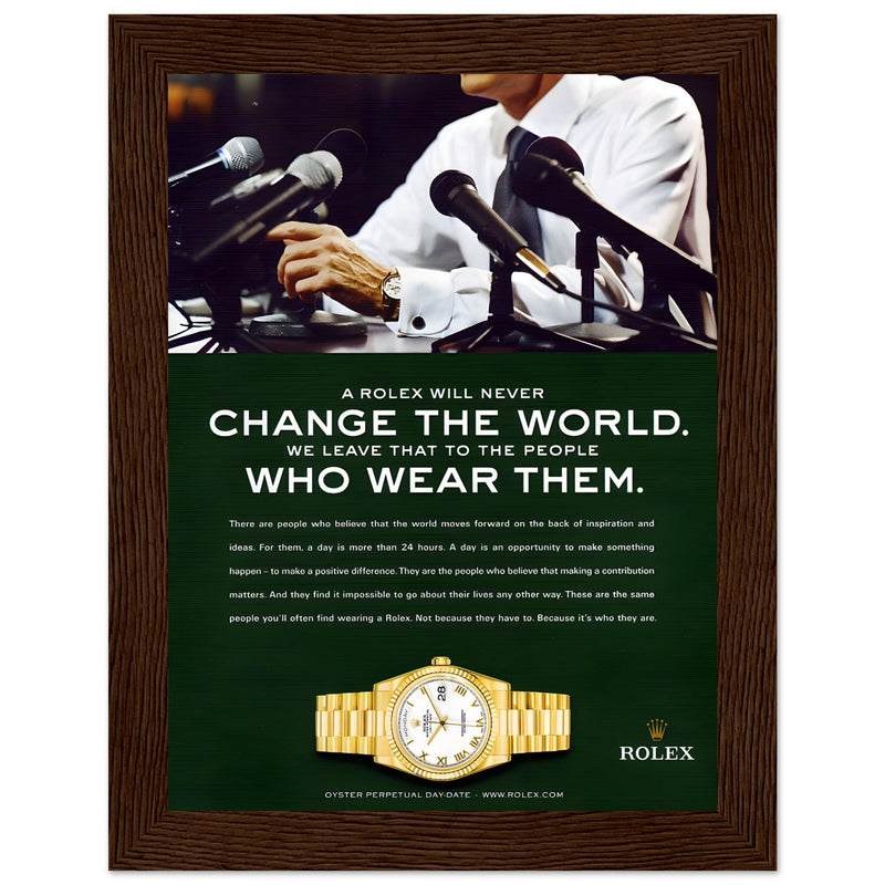 Rolex Day-Date Vintage Poster Ad
