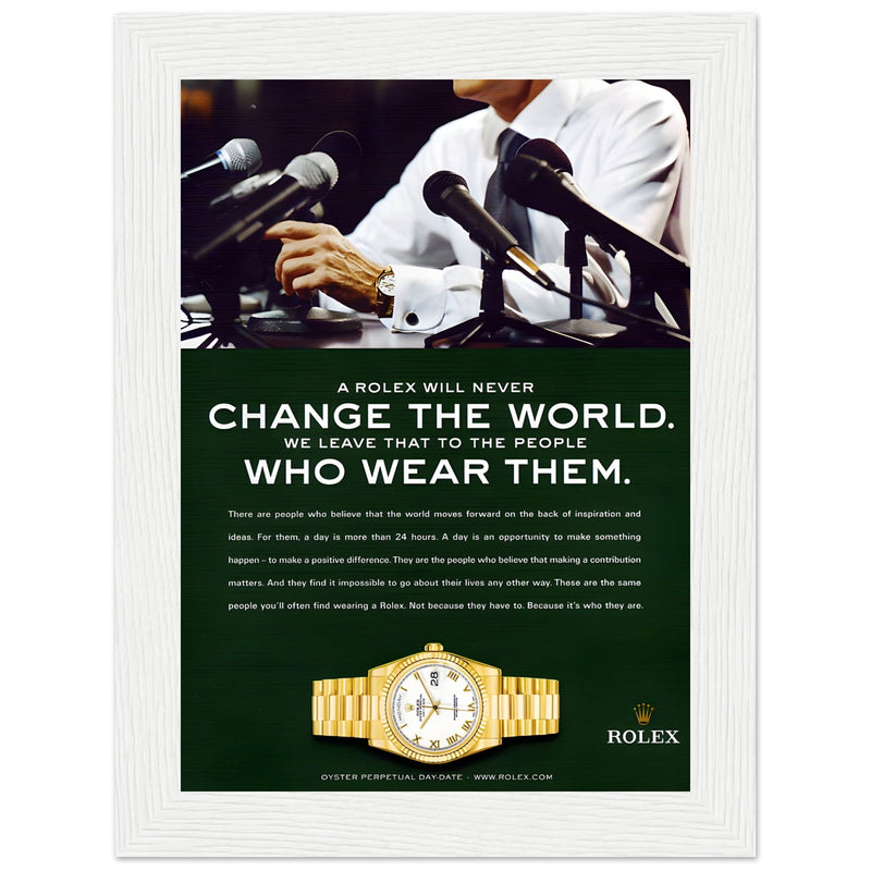 Rolex Day-Date Vintage Poster Ad