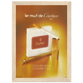 Cartier Luxury Mild Cigarettes Vintage Poster Ad