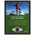 Rolex Life is Good Vintage Poster Ad