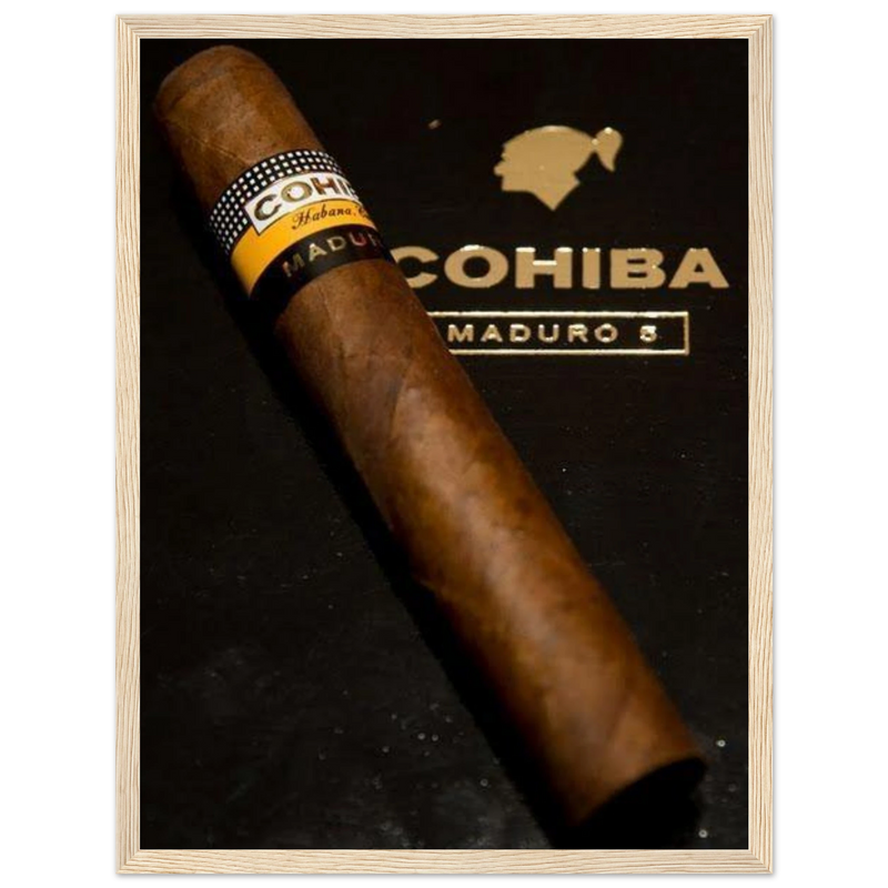 Cohiba Maduro 5 Vintage Cigar Poster