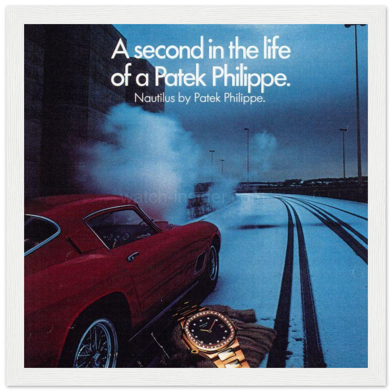 Patek Philippe A Second In the Life Vintage Poster Ad