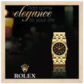 Rolex Elegance Vintage Poster Ad