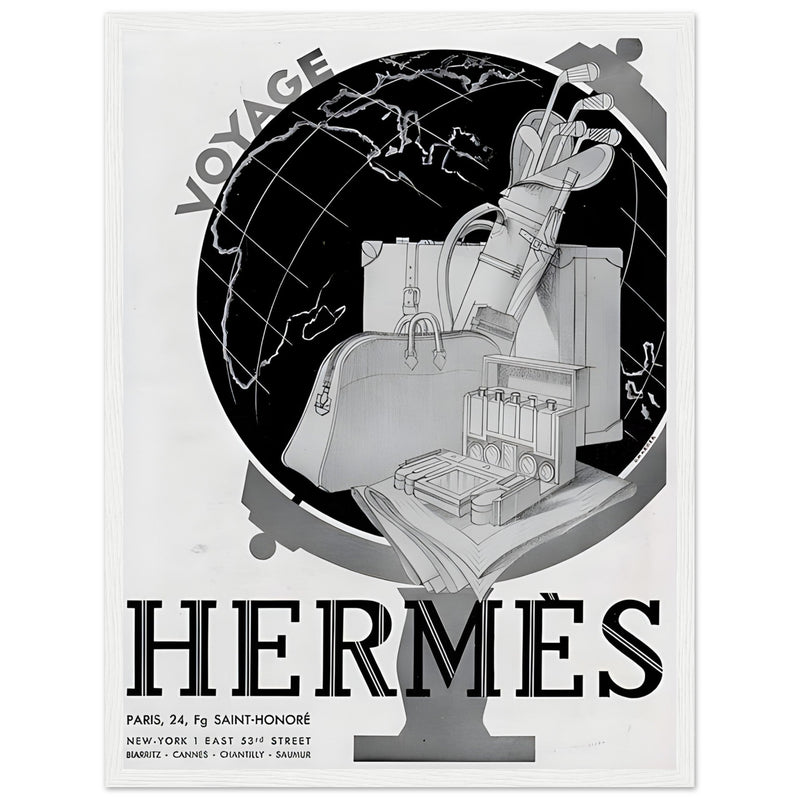Hermes Voyage Vintage Poster
