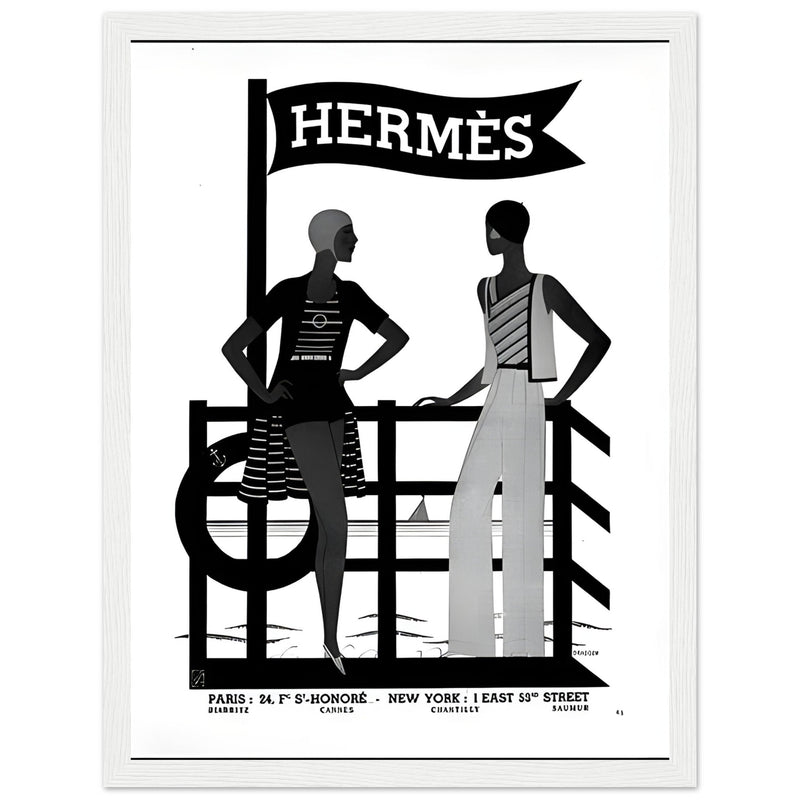 Hermes Flag Vintage Poster Ad