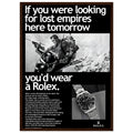Rolex Submariner Vintage Poster Ad