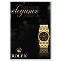 Rolex Elegance Vintage Poster Ad