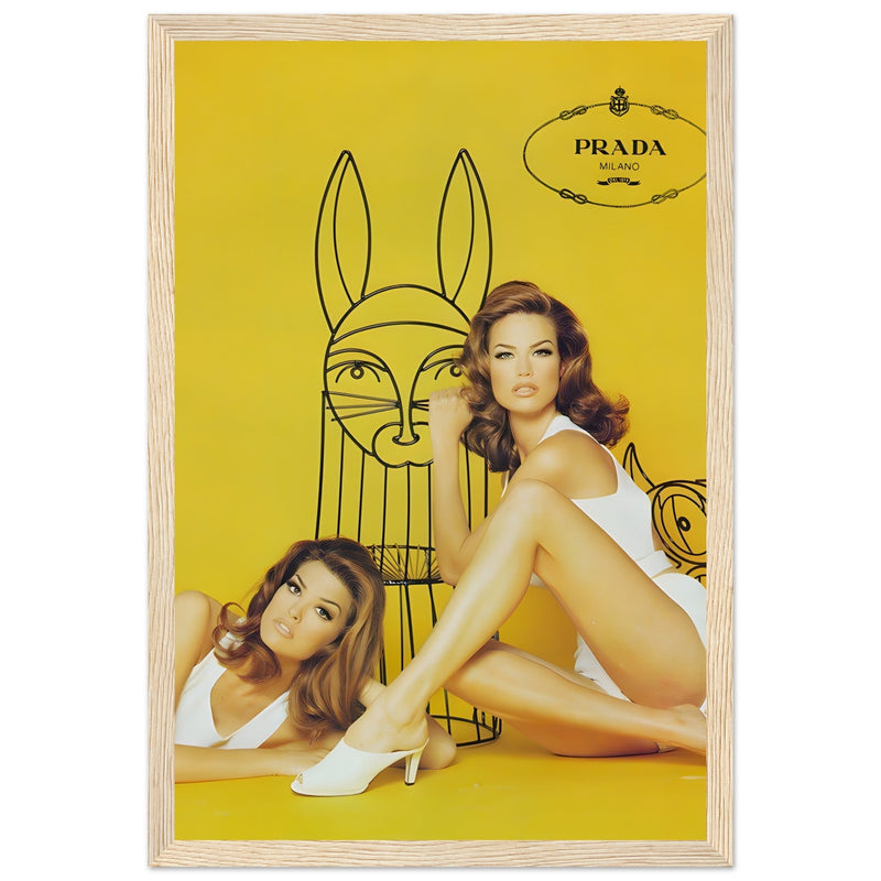 Prada Vintage Poster Ad