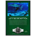Rolex Submariner Vintage Poster Ad