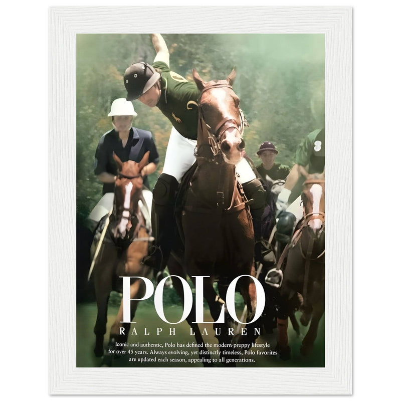Polo Ralph Lauren Iconic Vintage Poster