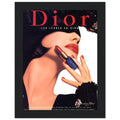 Christian Dior Woman Vintage Poster Ad