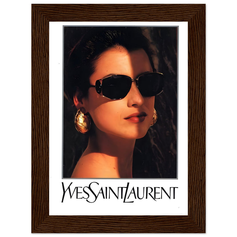Yves Saint Laurent Vintage Poster