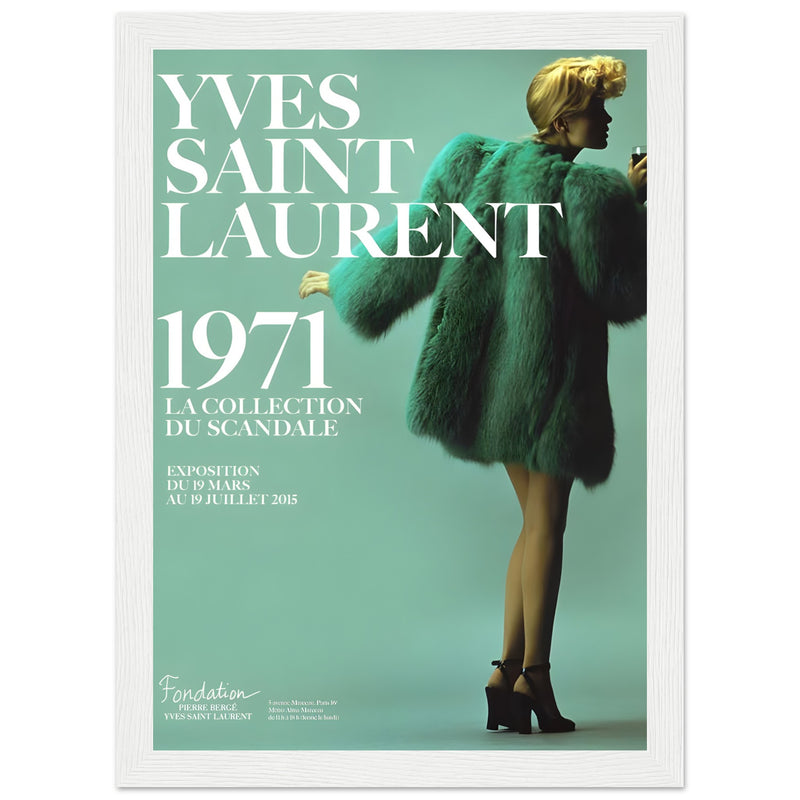YSL 1971 Vintage Poster