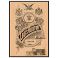 Louis Vuitton London Paris Vintage Poster Ad