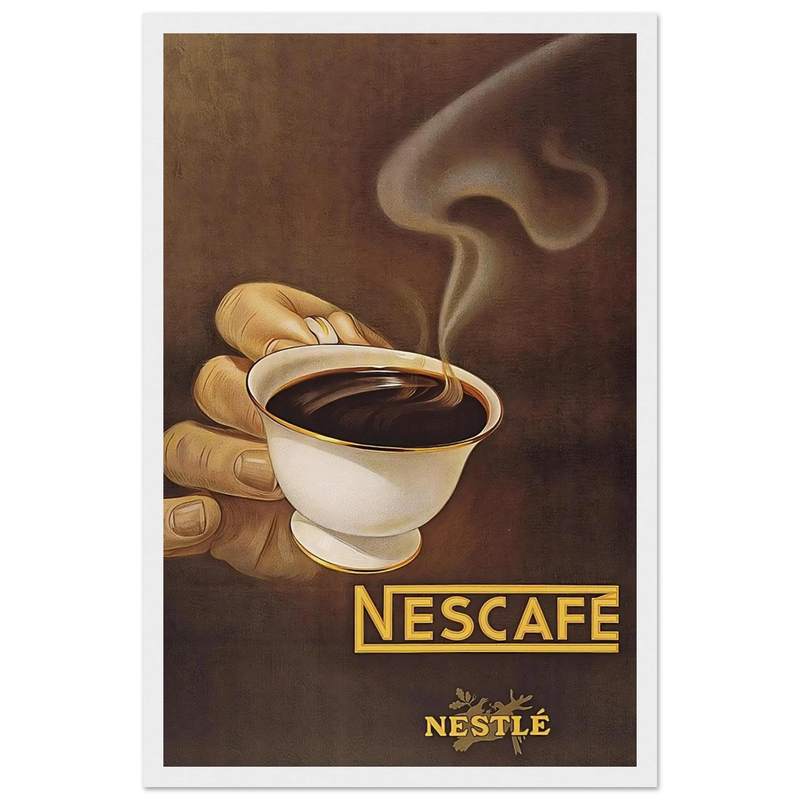 Nestle Nescafe Vintage Poster
