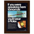 Rolex Day-Date UN Vintage Poster Ad