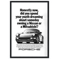 Porsche 911 Vintage Ad Poster