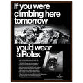 Rolex Explorer Everest Vintage Poster Ad