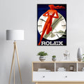 Rolex Clock Vintage Poster Ad