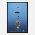 Rolex Deepsea Vintage Poster Ad