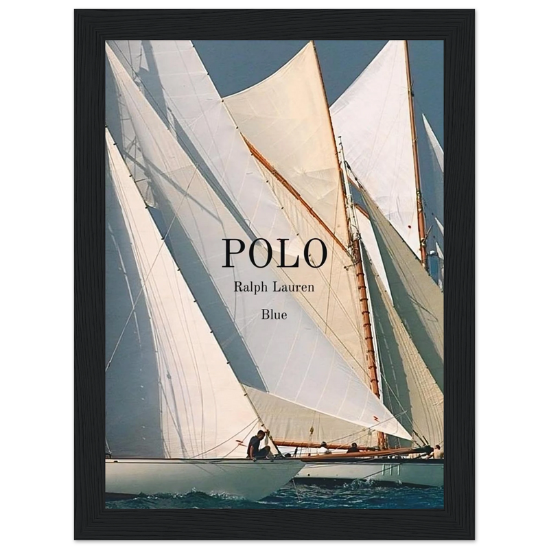Polo Ralph Lauren Vintage Ad Poster - Polo Blue