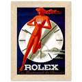 Rolex Clock Vintage Poster Ad