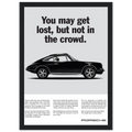 Porsche Vintage Poster - Lost