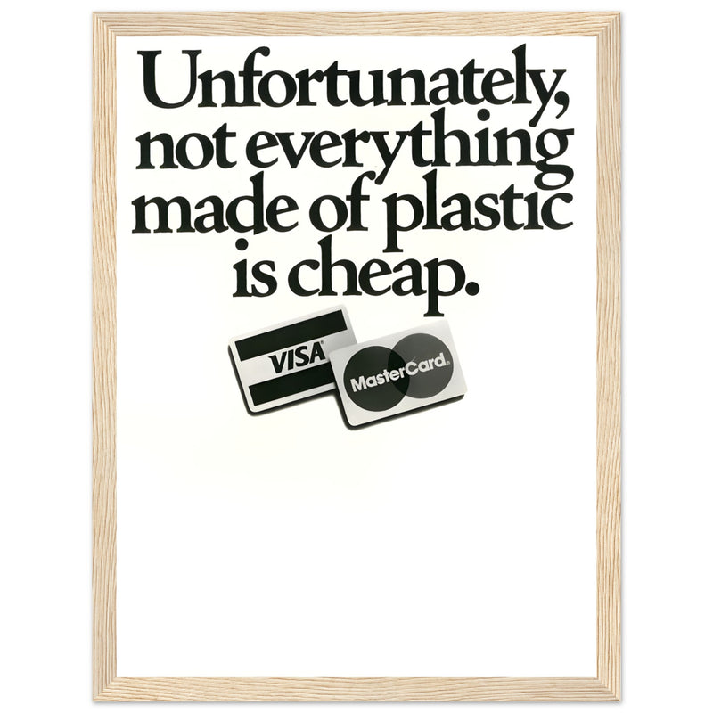 Visa Mastercard Vintage Poster