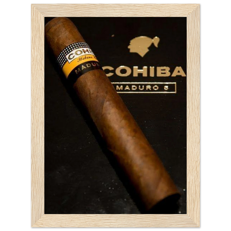 Cohiba Maduro 5 Vintage Cigar Poster