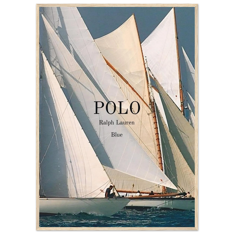 Polo Ralph Lauren Vintage Ad Poster - Polo Blue