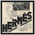 Hermes Fashion Vintage Poster Ad
