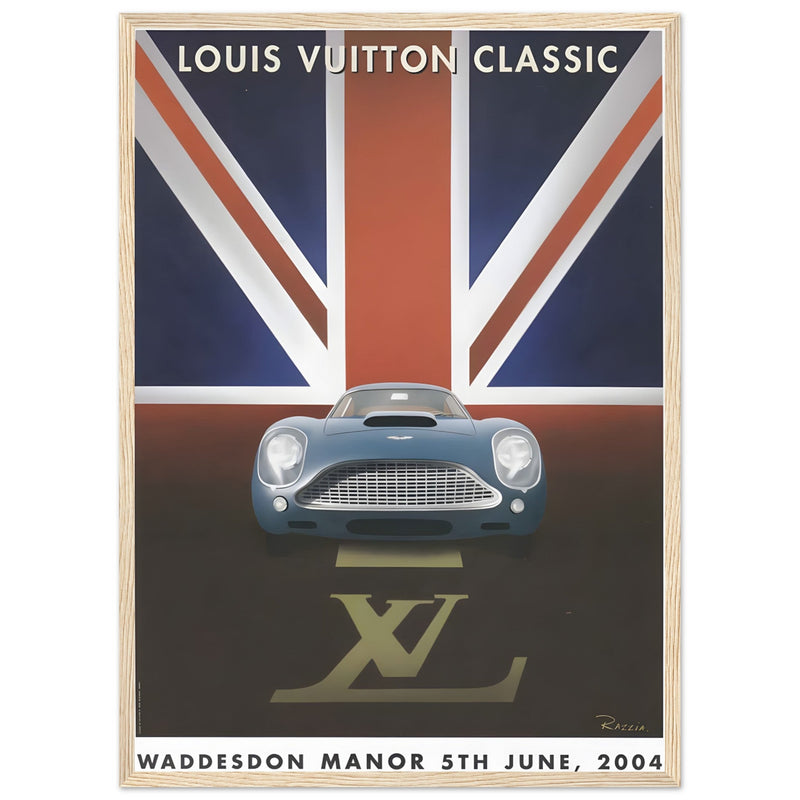Louis Vuitton Classic Car Show Vintage Poster Ad