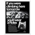 Rolex Explorer Everest Vintage Poster Ad