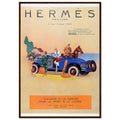 Hermes Paris Car Vintage Poster Ad