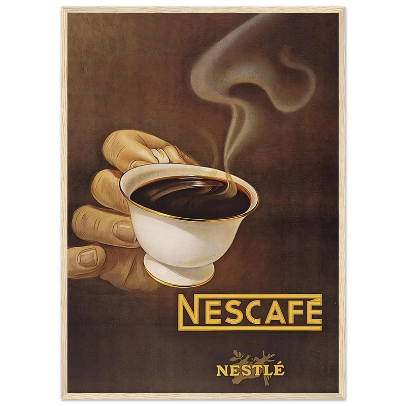 Nestle Nescafe Vintage Poster