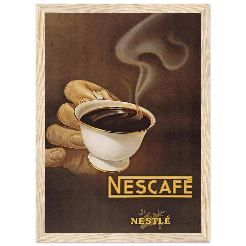 Nestle Nescafe Vintage Poster