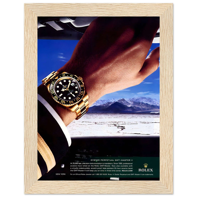 Rolex Oyster Perpetual GMT-Master II New York Pilot Vintage Poster