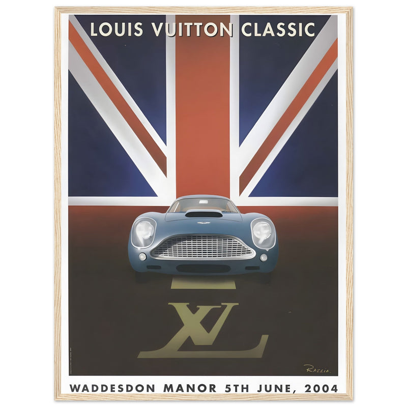 Louis Vuitton Classic Car Show Vintage Poster Ad