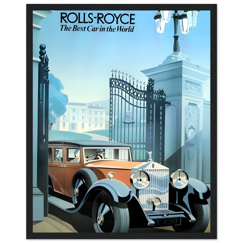 Rolls-Royce Best Car In The World Vintage Poster Ad
