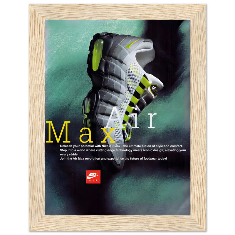 Nike Air Max Vintage Poster Ad