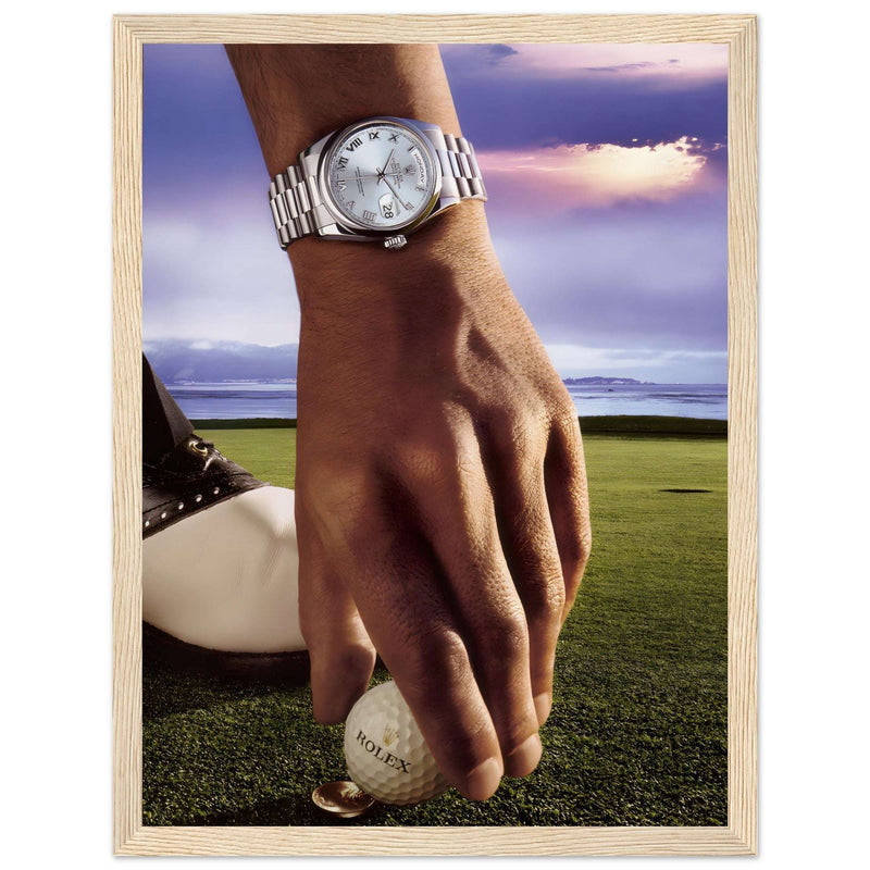 Rolex Day-Date Golfing Vintage Poster