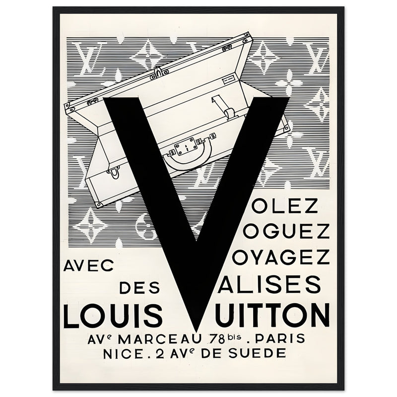 Louis Vuitton Nice, Paris Vintage Poster Ad