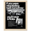 Rolex Datejust Geneva Vintage Poster Ad