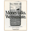 Wall Street Journal 1988 Vintage Poster Ad
