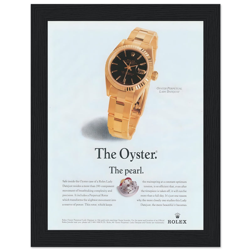 Rolex The Oyster Vintage Poster Ad
