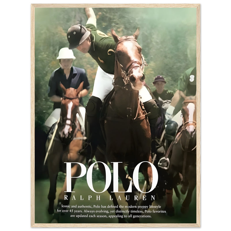 Polo Ralph Lauren Iconic Vintage Poster