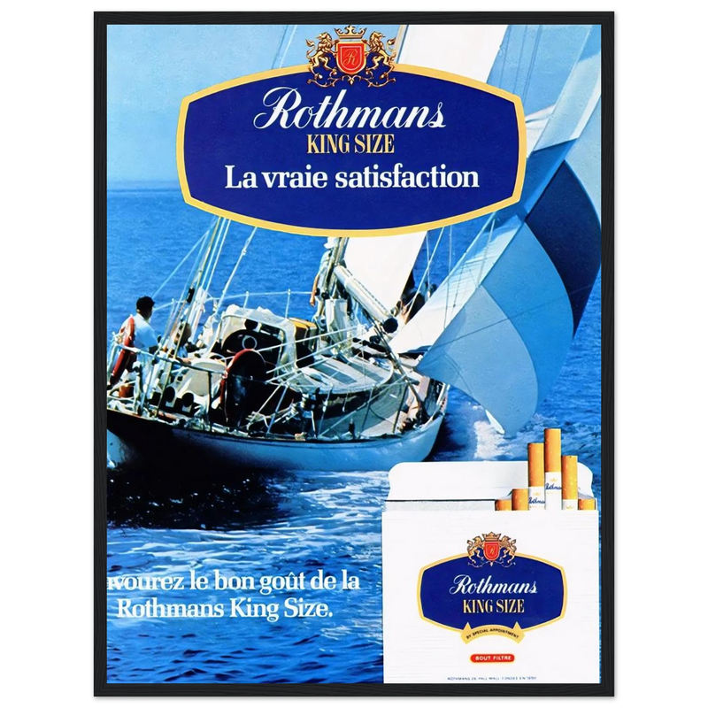 Rothman Vintage Poster - King Size Satisfaction