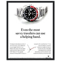 Rolex GMT Master Travel Vintage Poster Ad