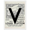 Louis Vuitton Nice, Paris Vintage Poster Ad