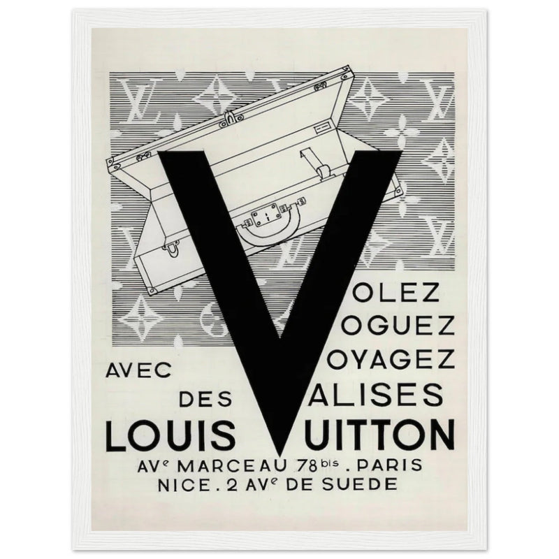 Louis Vuitton Nice, Paris Vintage Poster Ad